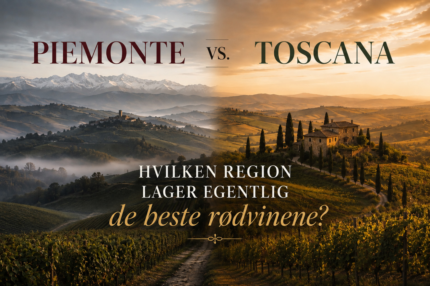 Vinsmaking Piemonte vs Toscana Vinsmaking Piemonte vs Toscana